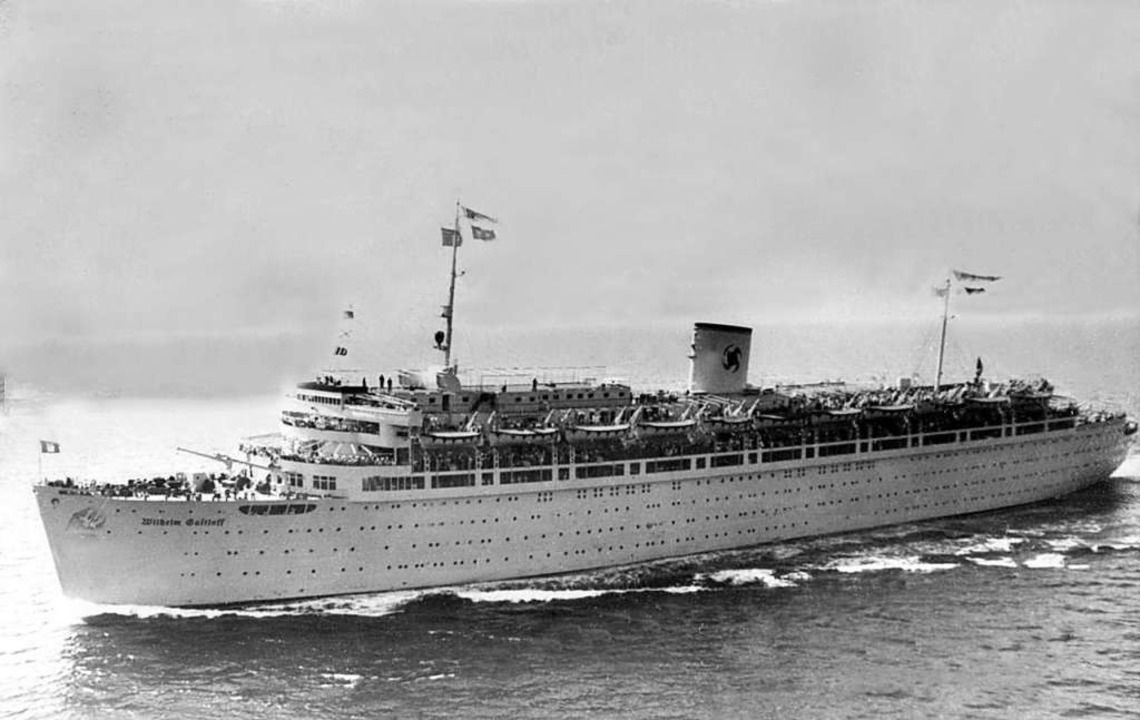 So sah das Flüchtlingsschiff &#8222;Wilhelm Gustloff&#8220; aus.   | Foto: DB