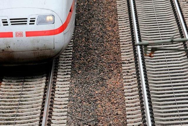 Bahnverkehr auf der Rheintalstrecke luft nach Unfall wieder planmig