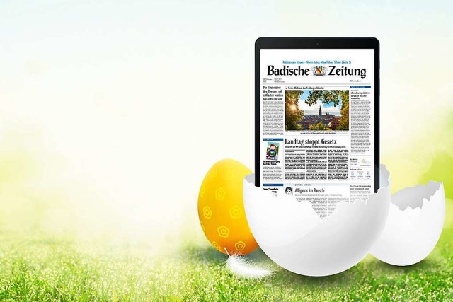 Noch bis zum Ostermontag knnen sich u...und Leser das BZ-Oster-Tablet sichern.  | Foto: Thaut Images (Stock.adobe.com)