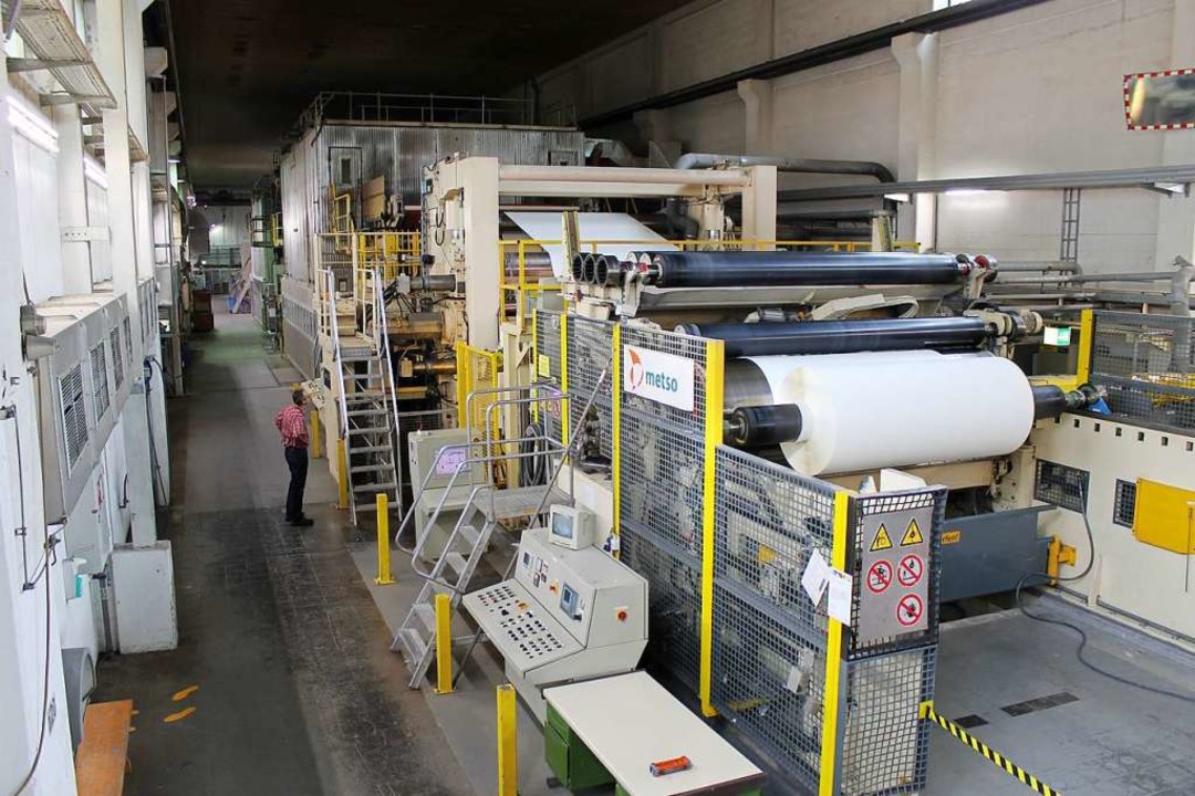 Papiermaschine im Technocell-Werk in Titisee-Neustadt  | Foto: Felix Schoeller Group