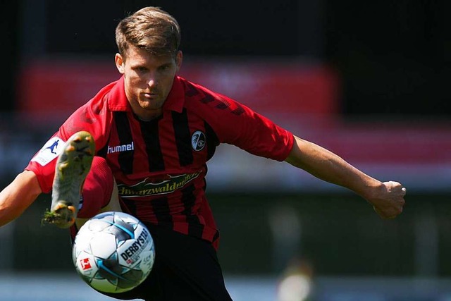 Lukas Kbler, hier 2019 bei einem Eins...der zweiten Mannschaft des SC Freiburg  | Foto: Patrick Seeger