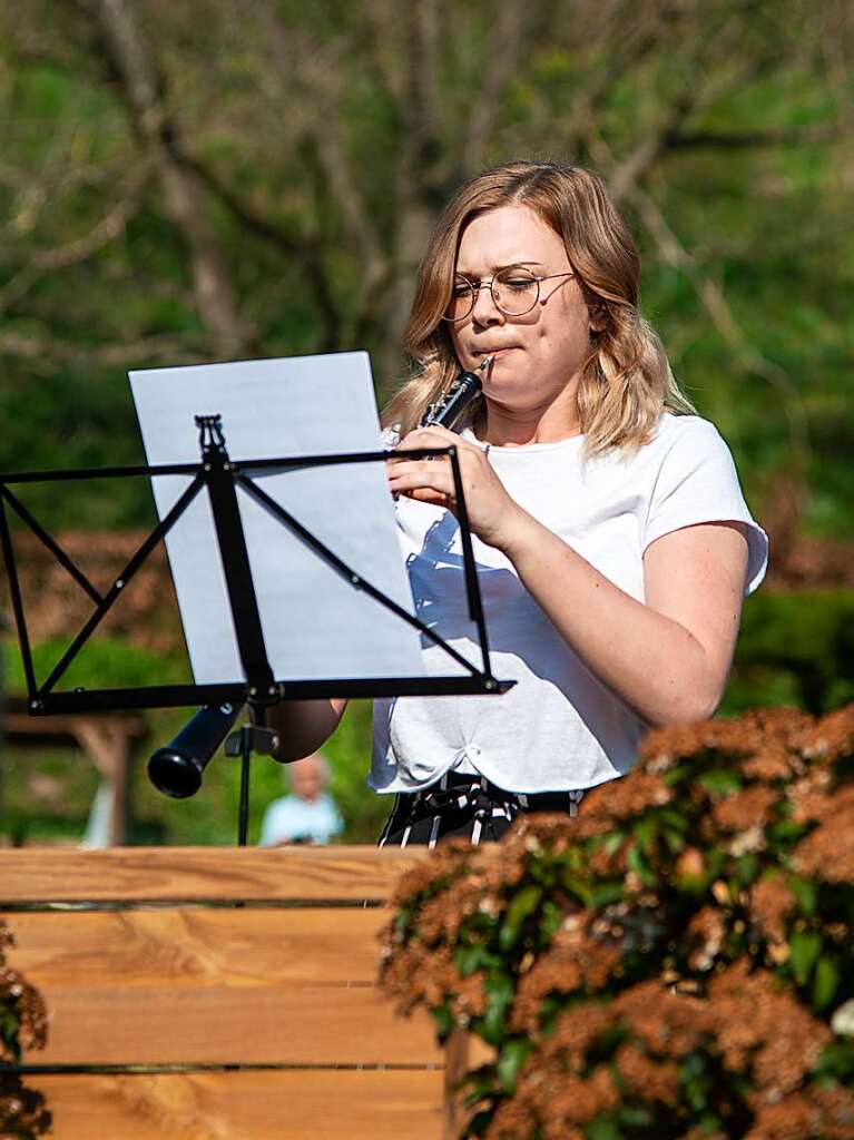 Ostern vorm Balkon in Ettenheim:  Lea Oberle