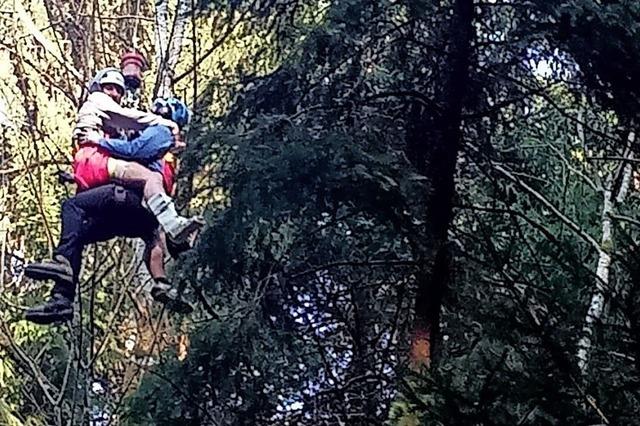 Einsatz in der Lotenbachklamm