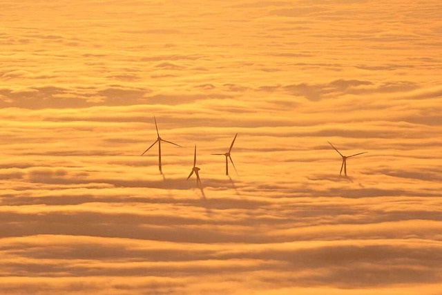 Die Windrder am Rokopf.  | Foto: Albert Rummler