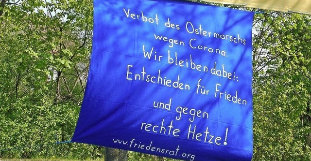 Die Botschaft des Friedensrats zu Ostern.  | Foto: Veranstalter