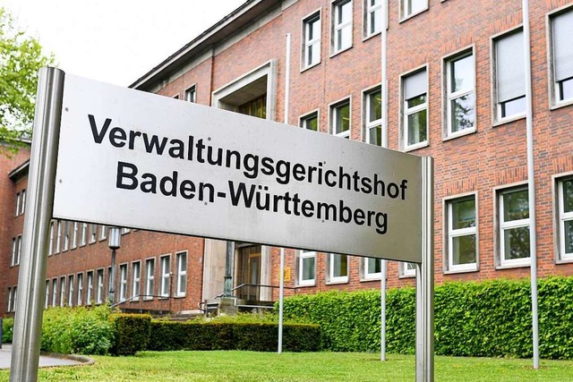Der Verwaltungsgerichtshof Baden-Wrtt...as oberste Verwaltungsgericht im Land.  | Foto: Uwe Anspach (dpa)