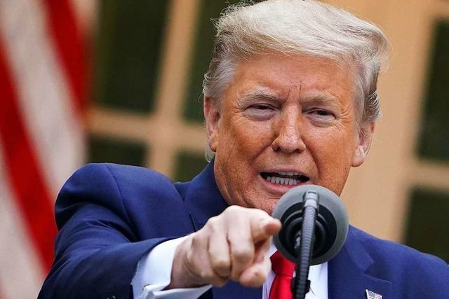 Trump findet einen Sündenbock: US-Präsident stoppt Zahlungen an WHO