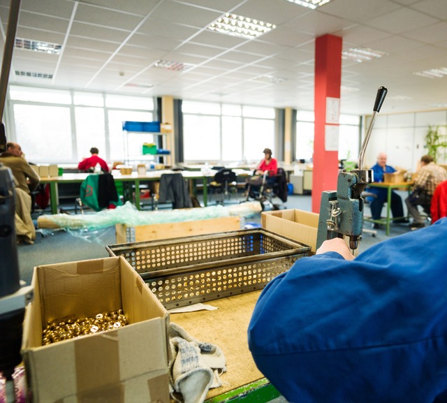 Blick in die Arbeitswelt der Menschen mit Behinderung   | Foto: jan deichner/caritasverband 