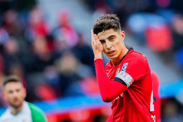 Kai Havertz gilt mit einem Marktwert v...als wertvollster, deutscher Fuballer.  | Foto: Rolf Vennenbernd (dpa)