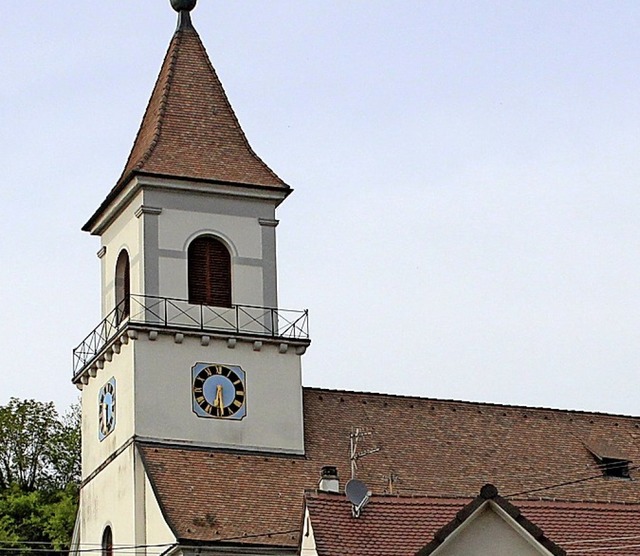 Vom Kirchturm schallt die Trompete  | Foto: Victoria Langelott