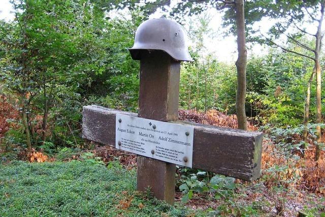 Wegen Fahnenflucht erschossen: Das Soldatengrab in Heiligenzell erinnert an drei Mnner aus Rheinfelden