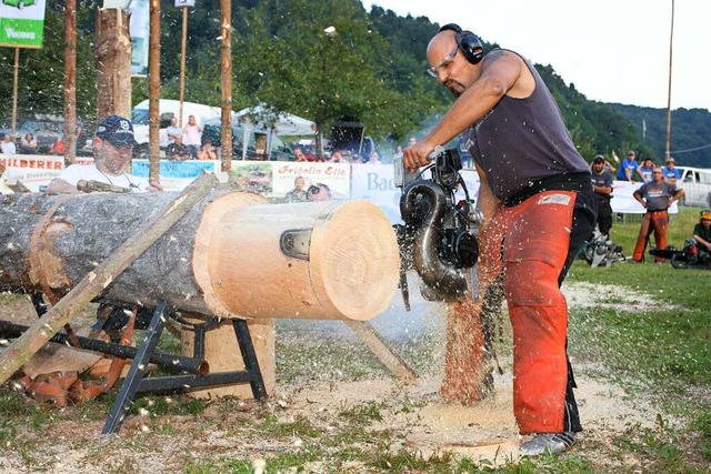 Die Holzfllermeisterschaft findet jed..., da der Eurojack 2020 abgesagt wurde.  | Foto: Verein