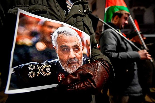 Der am 3. Januar 2020 in Bagdad gettete iranische General Soleimani  | Foto: Claudio Furlan