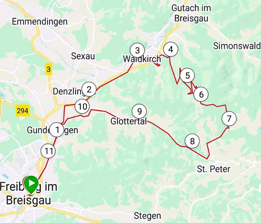 3.) Die Königsstrecke im Südschwarzwald &#8211; der Kandel  | Foto: Screenshot/Dennis Zimmer