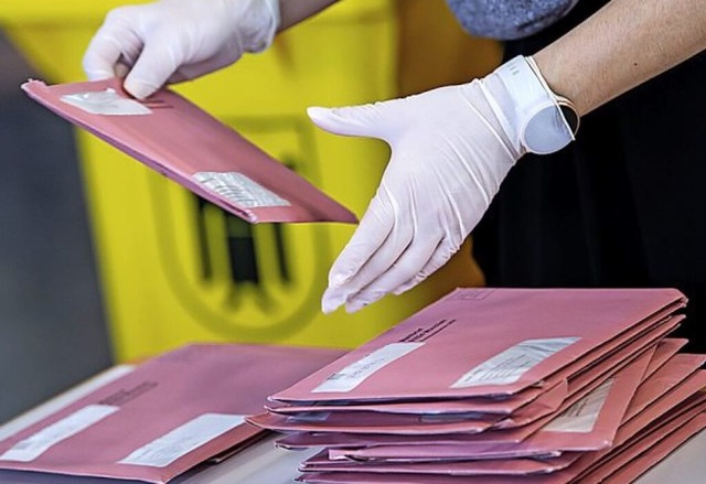 Mglichst viele Briefwhler (Symbolbil... der Brgermeisterwahl am 17. Mai an.   | Foto: Sven Hoppe (dpa)