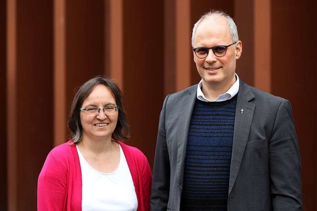 Dekanatsreferentin Ann-Kathrin Wetzel und Dekan Johannes Mette  | Foto: Christoph Breithaupt
