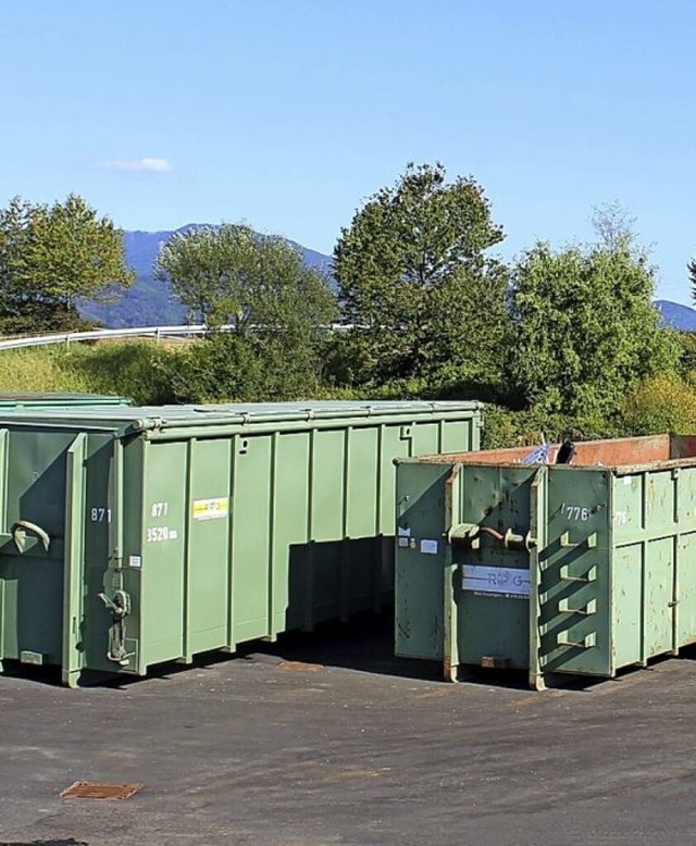 ffnen wieder: Die Recyclinghfe im Landkreis.   | Foto: Ulrich Spitzmller (Landratsamt)