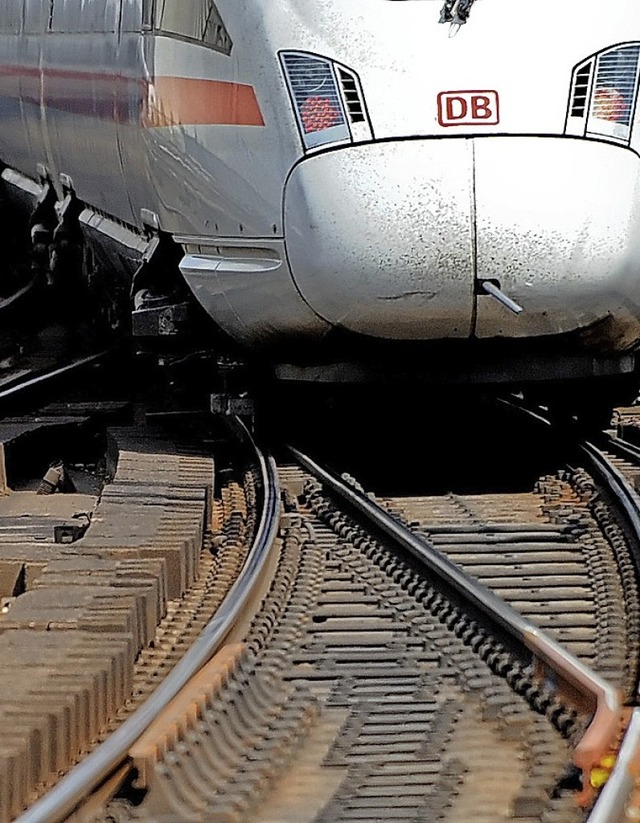 Die Ausbauplne der Bahn sorgen fr neuen Gesprchsstoff.  | Foto: Britta Pedersen
