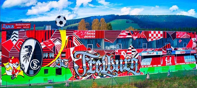 Die SC-Wand in Titisee  | Foto: privat