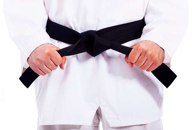 Die Grtelfarbe zeigt im Judo das Knnen an. Schwarz ist super.   | Foto: cristovao31/Fotolia