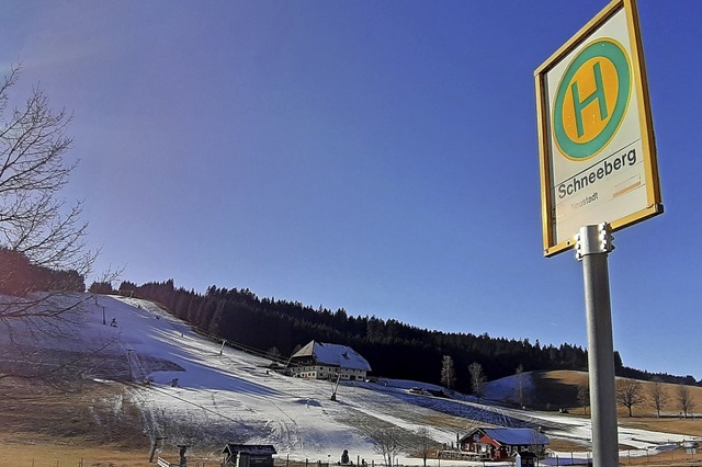 Mit Skiern befahrbare Schneeberge, wie...hwarzwaldwinter nur an wenigen Tagen.   | Foto: Johannes  Bachmann