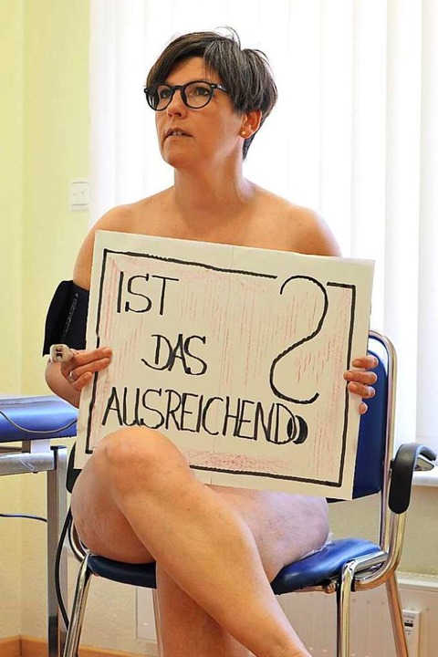 &#8222;Ist das ausreichend?&#8220; fragt diese Hausärztin.  | Foto: www.blankebedenken.org