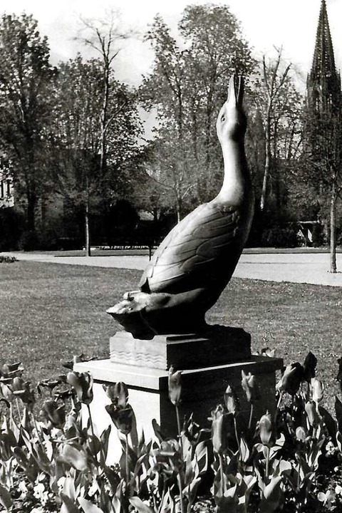 Einst stand der Erpel mitten auf der grnen Wiese...  | Foto: Archiv Hans Sigmund