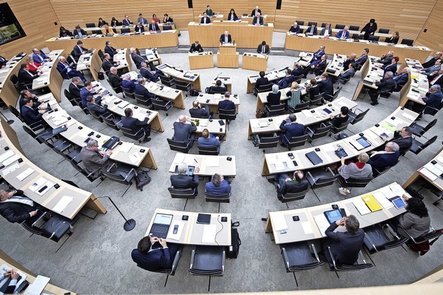 Der Landtag in Baden-Wrttemberg: Im k...rt die Kandidatenfindung (Archivbild).  | Foto: Tom Weller (dpa)