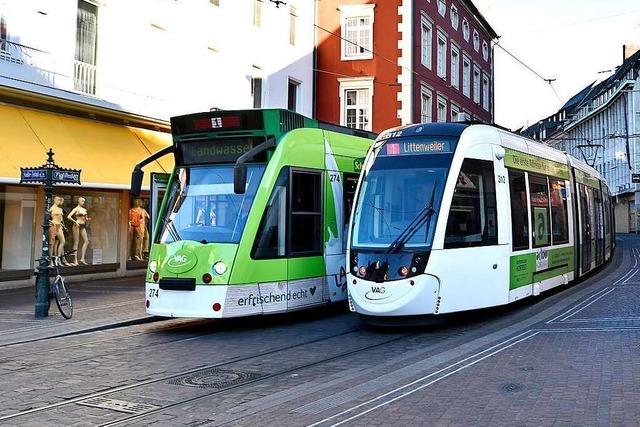 Trams und Busse in Freiburg fahren ab 4. Mai wieder hufiger