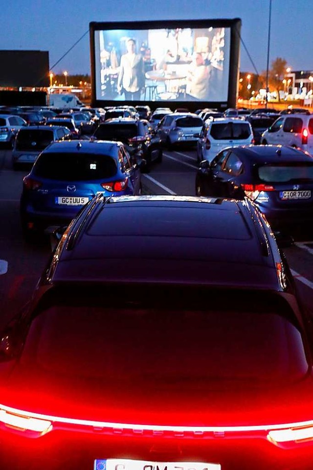 Kinofilme genieen, ohne Kontakt zu an...das will das Autokino in Wehr bieten.   | Foto: Jan Woitas