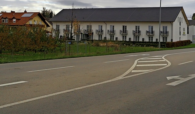 Das Plangebiet verluft diagonal, um v...f das Hotel Bren nicht zu verstellen.  | Foto: Beatrice Ehrlich