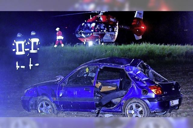 Drei Verletzte nach Unfall auf der B 3