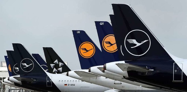 Am Boden: Der Luftfahrt geht es schlec...Unternehmenspolitik eingreifen drfen?  | Foto: CHRISTOF STACHE (AFP)