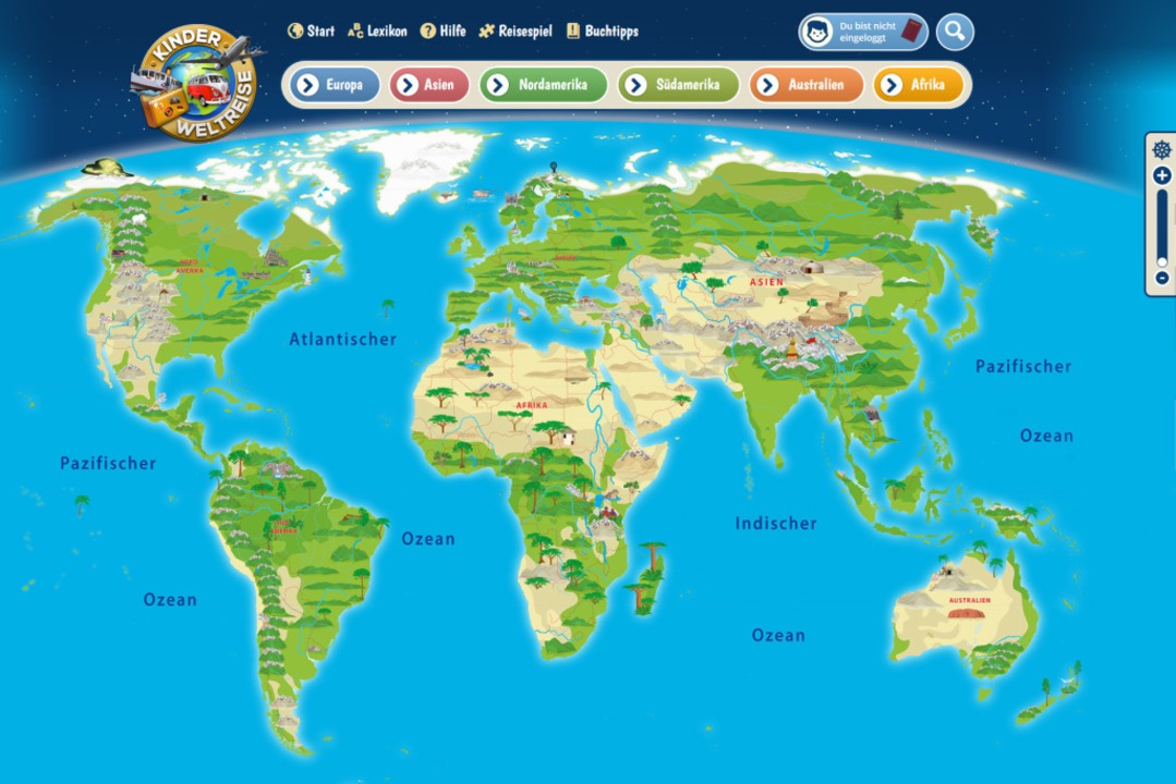 Die Welt ist bunt &#8211; in echt und auch im Netz bei www.kinderweltreise.de  | Foto: bz