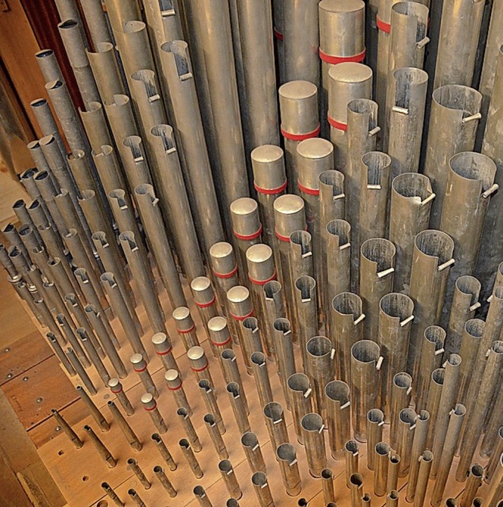 Ein Blick in das  Innere der Orgel in der Todtmooser Wallfahrtskirche.  | Foto: Christiane Sahli