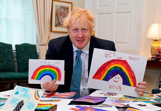 Der britische Premierminister Boris Johnson  | Foto: ANDREW PARSONS (AFP)