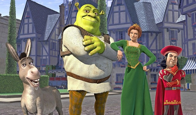 Einfach lachhaft: Shrek (Zweiter von links).   | Foto: ARD Degeto