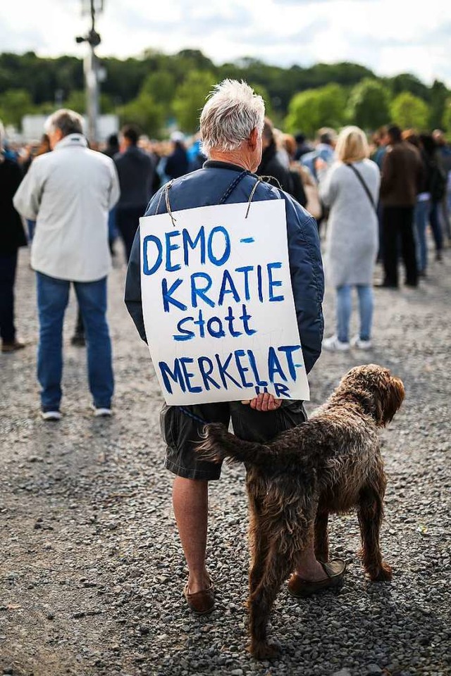 Wie 2015: Wieder behaupten Gegner der ...ng in Stuttgart am vergangenen Samstag  | Foto: Christoph Schmidt (dpa)