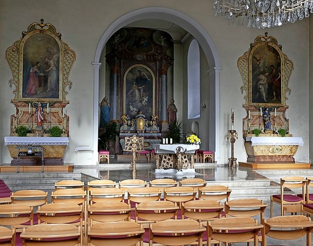 In der Luttinger Kirche findet am kommenden Sonntag eine Eucharistiefeier statt.  | Foto: Peter Meister