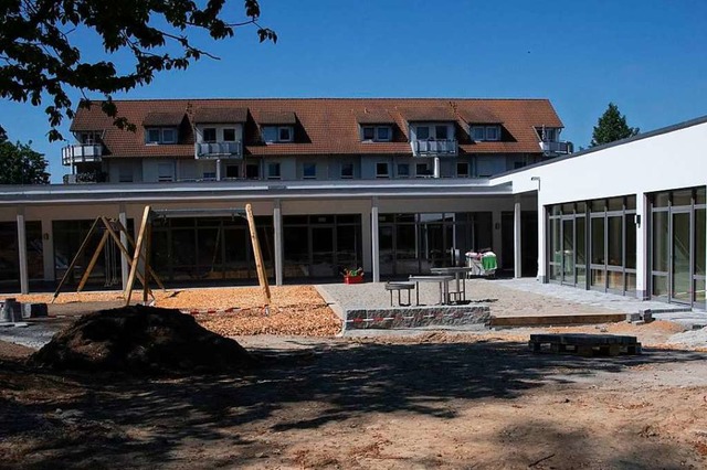 Der Rosenburg-Kindergarten ist fertigg...gartens Kirchgasse sind nun umgezogen.  | Foto: Volker Mnch
