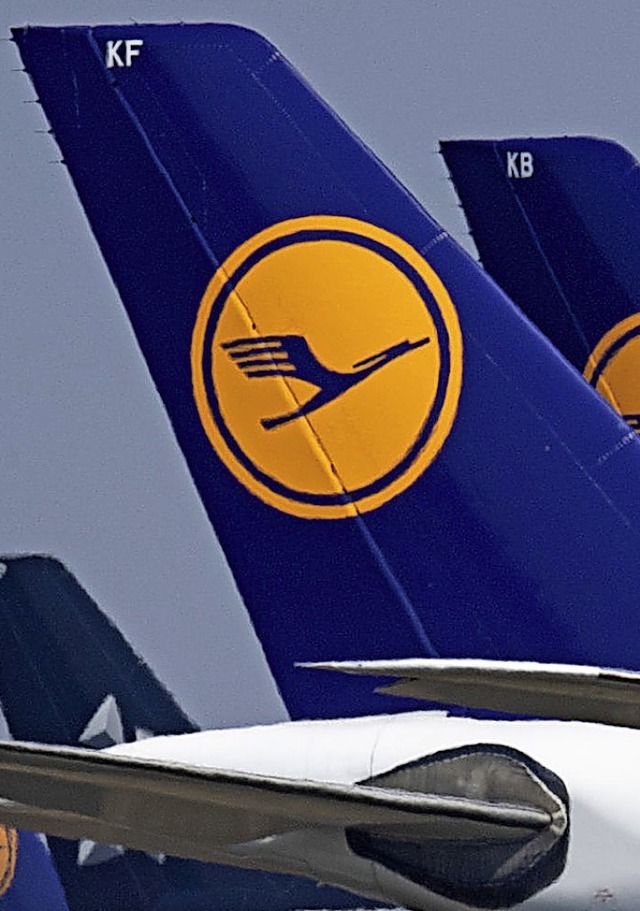 Am Boden: die Lufthansa  | Foto: Boris Roessler (dpa)