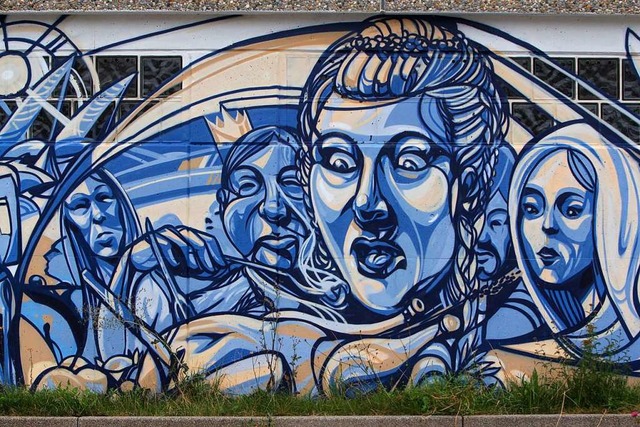 Schmeckt nach Hhnchen: Ob der 14-jhr...ild des Streetart-Knstlers Tom Brane.  | Foto: Patrik Mller