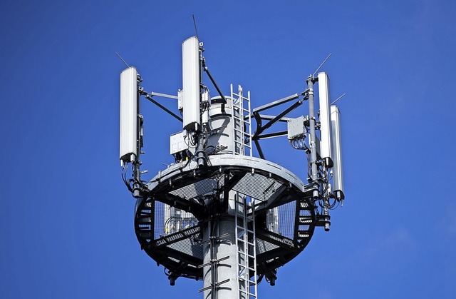 Mobilfunkmast mit LTE-Antennen   | Foto: Jens Bttner (dpa)