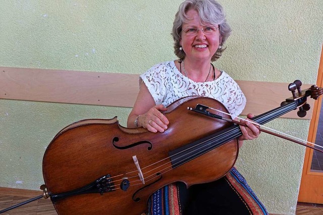 Ceciel Strouken aus Raitbach hat sich ...der Fragen an den Komponisten stellen.  | Foto: Roswitha Frey