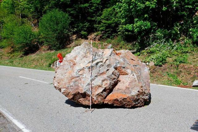 Sicherung des lockeren Felsens in Todtnau-Prg gestaltet sich schwierig