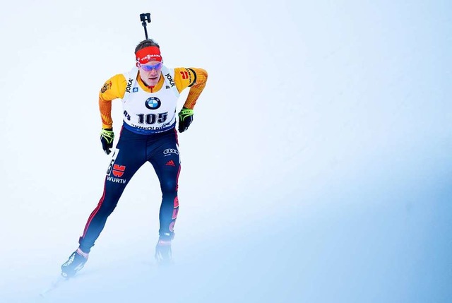 Im Herbst und Frhwinter kommt Biathle... er im  Sommertraining einiges ndern.  | Foto: Sven Hoppe (dpa)