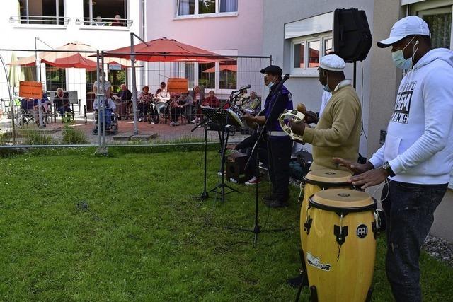 Konzert für Bewohner des Emilienparks