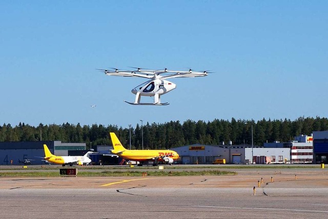 Das Volocopter-Modell 2X wird auch im finnischen Helsinki getestet.  | Foto: V. Kollwig