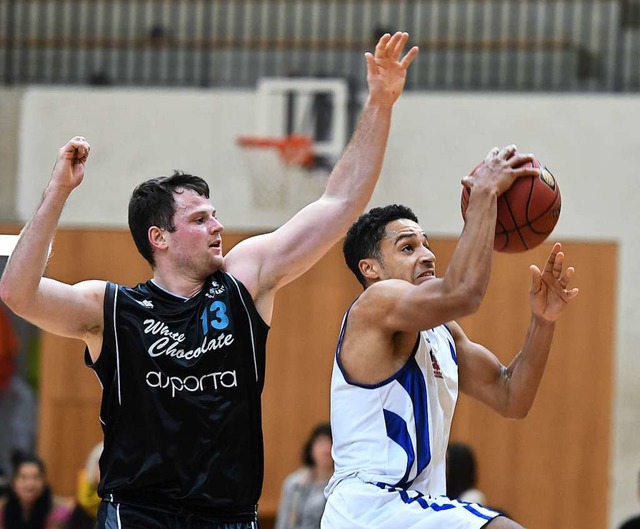 Beim USC Freiburg der treffsicherste Leistungstrger: Lukas Schfer (rechts)  | Foto: Achim Keller