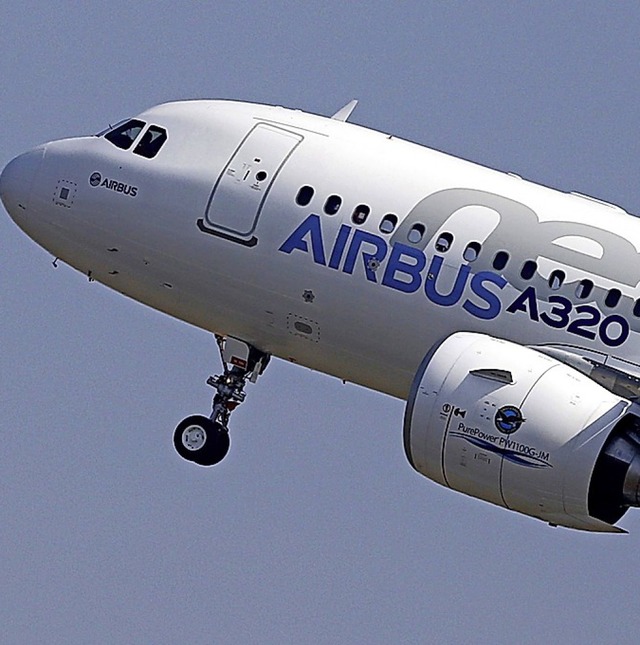 Der Flugzeugbauer Airbus sorgte fr Konflikte zwischen der EU und den USA.  | Foto: Guillaume Horcajuelo (dpa)